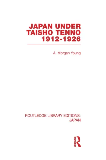 Cover of Japan Under Taisho Tenno