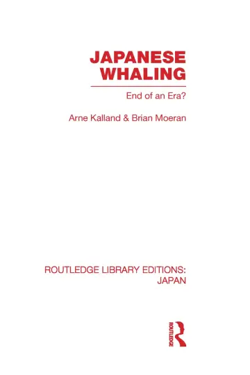 Cover of Japanese Whaling