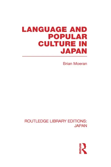 Cover of Language and Popular Culture in Japan