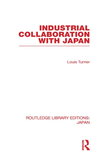 Cover of Industrial Collaboration with Japan