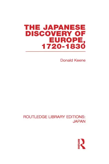 Cover of The Japanese Discovery of Europe, 1720-1830