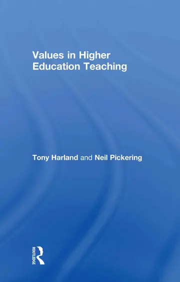 Cover of Values in Higher Education Teaching
