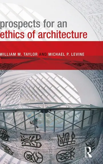 Cover of Prospects for an Ethics of Architecture