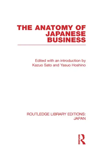 Cover of The Anatomy of Japanese Business