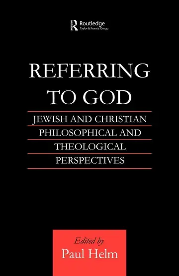 Cover of Referring to God