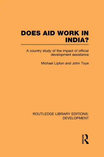 Cover of Does Aid Work in India?