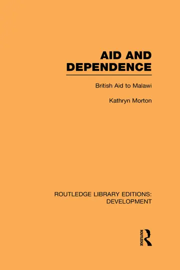 Cover of Aid and Dependence