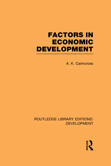 Cover of Factors in Economic Development