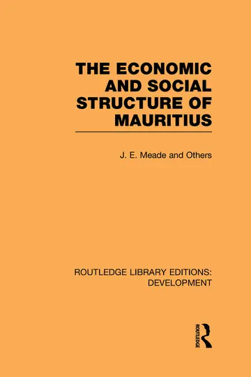 Cover of The Economic and Social Structure of Mauritius