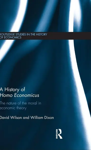 Cover of A History of Homo Economicus