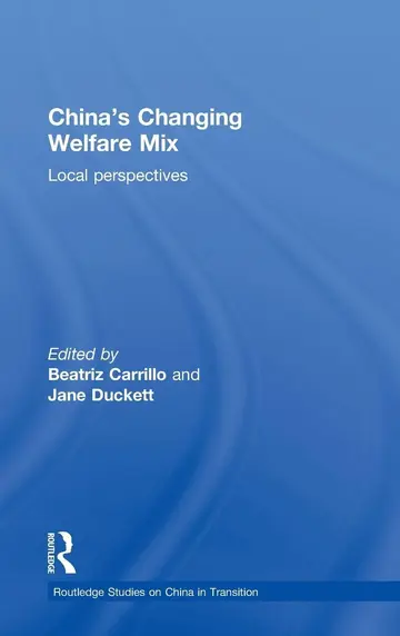 Cover of China's Changing Welfare Mix