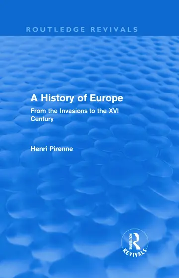 Cover of A History of Europe