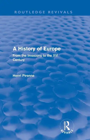 Cover of A History of Europe