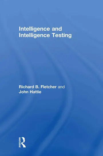 Cover of Intelligence and Intelligence Testing