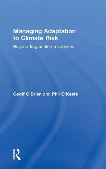 Cover of Managing Adaptation to Climate Risk