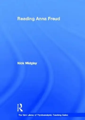 Cover of Reading Anna Freud
