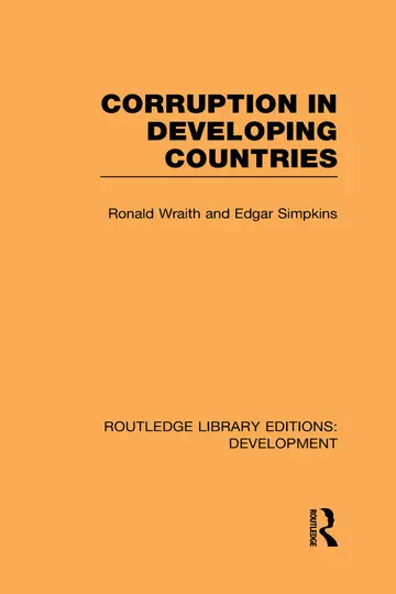 Cover of Corruption in Developing Countries