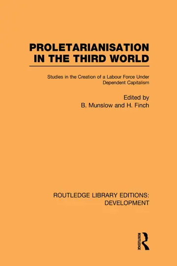 Cover of Proletarianisation in the Third World