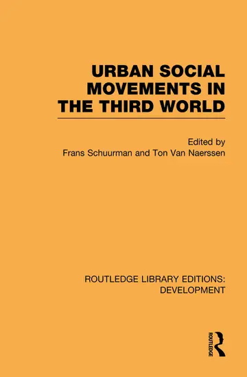 Cover of Urban Social Movements in the Third World