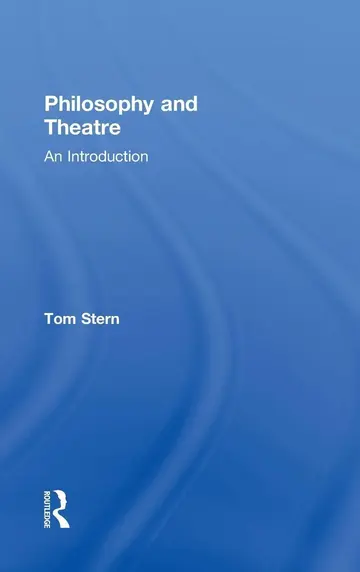 Cover of Philosophy and Theatre