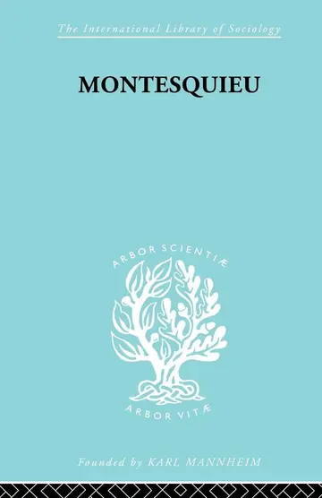 Cover of Montesquieu