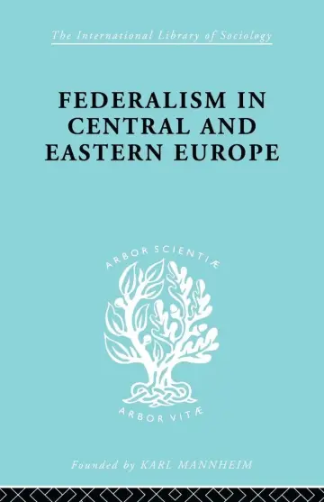 Cover of Federalism in Central and Eastern Europe