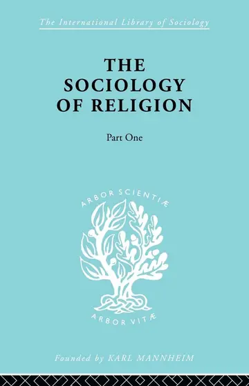 Cover of Sociology of Religion