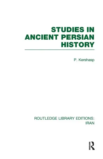 Cover of Studies in Ancient Persian History