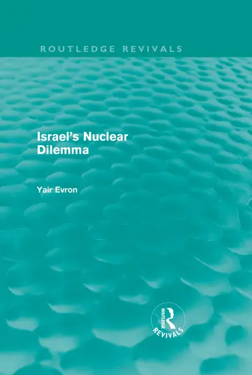 Cover of Israel's Nuclear Dilemma
