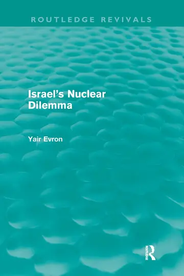 Cover of Israel's Nuclear Dilemma