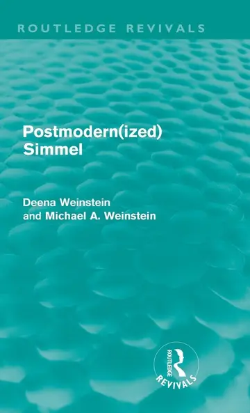 Cover of Postmodernized Simmel