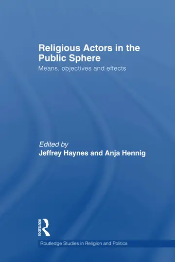 Cover of Religious Actors in the Public Sphere