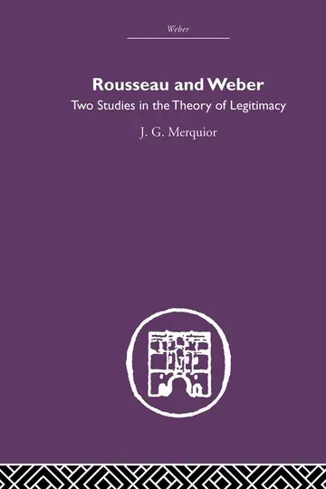 Cover of Rousseau and Weber