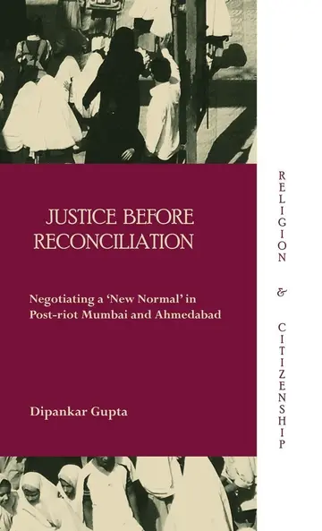 Cover of Justice before Reconciliation