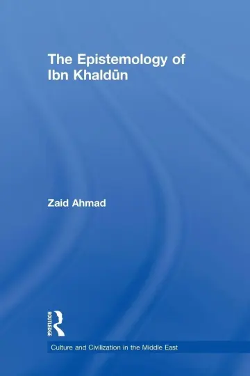 Cover of The Epistemology of Ibn Khaldun
