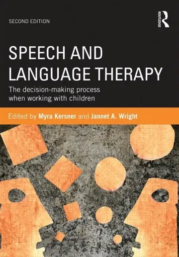 Cover of Speech and Language Therapy