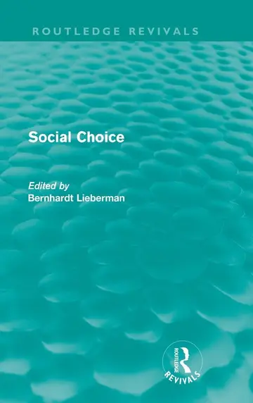 Cover of Social Choice