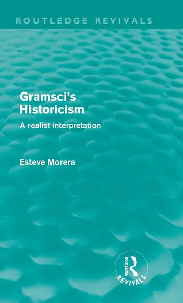 Cover of Gramsci's Historicism
