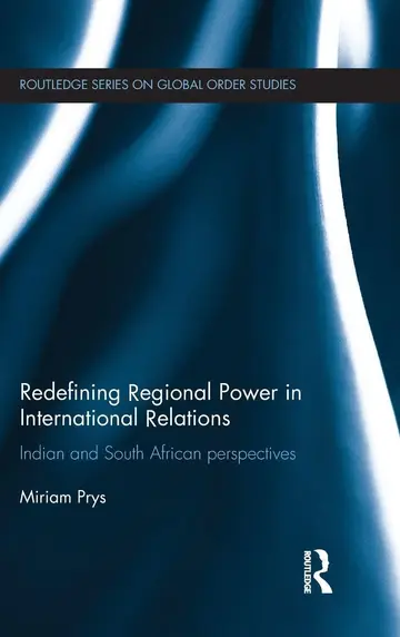 Cover of Redefining Regional Power in International Relations