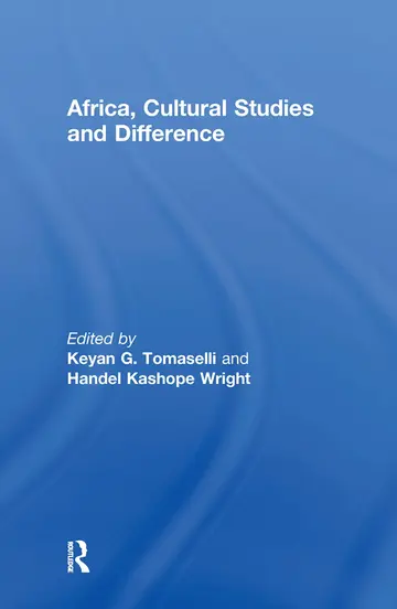 Cover of Africa, Cultural Studies and Difference