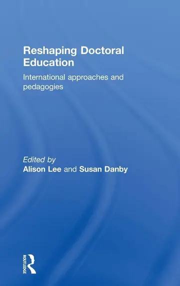 Cover of Reshaping Doctoral Education