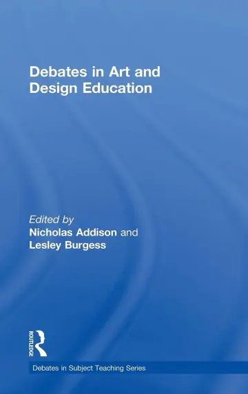 Cover of Debates in Art and Design Education