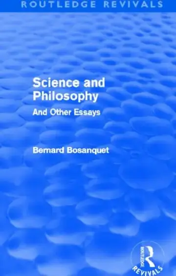 Cover of Science and Philosophy (Routledge Revivals)