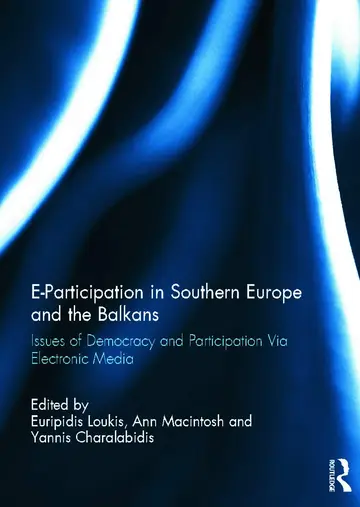 Cover of E-Participation in Southern Europe and the Balkans