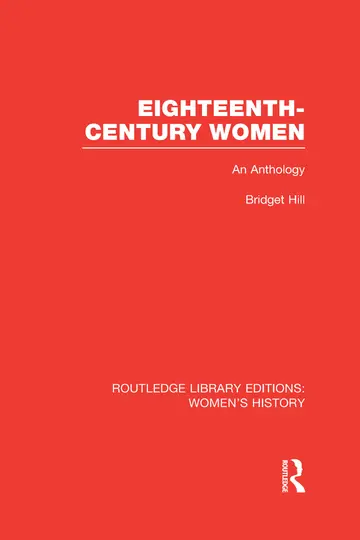 Cover of Eighteenth-Century Women