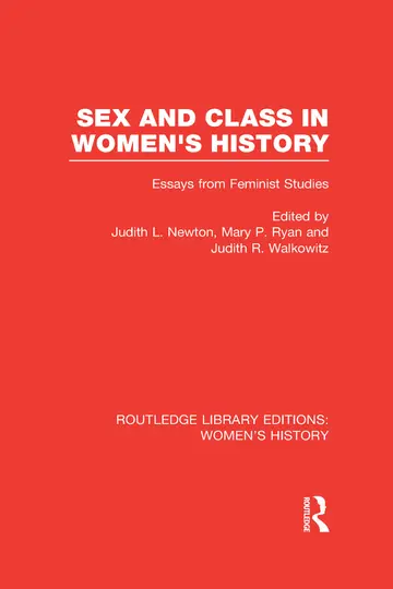Cover of Sex and Class in Women's History