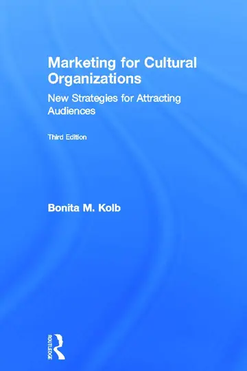 Cover of Marketing for Cultural Organizations