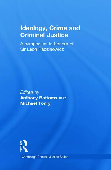 Cover of Ideology, Crime and Criminal Justice