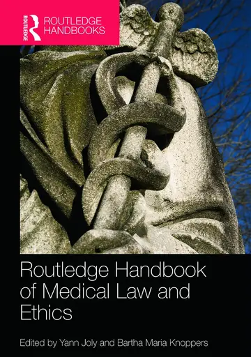 Cover of Routledge Handbook of Medical Law and Ethics