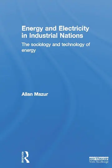 Cover of Energy and Electricity in Industrial Nations